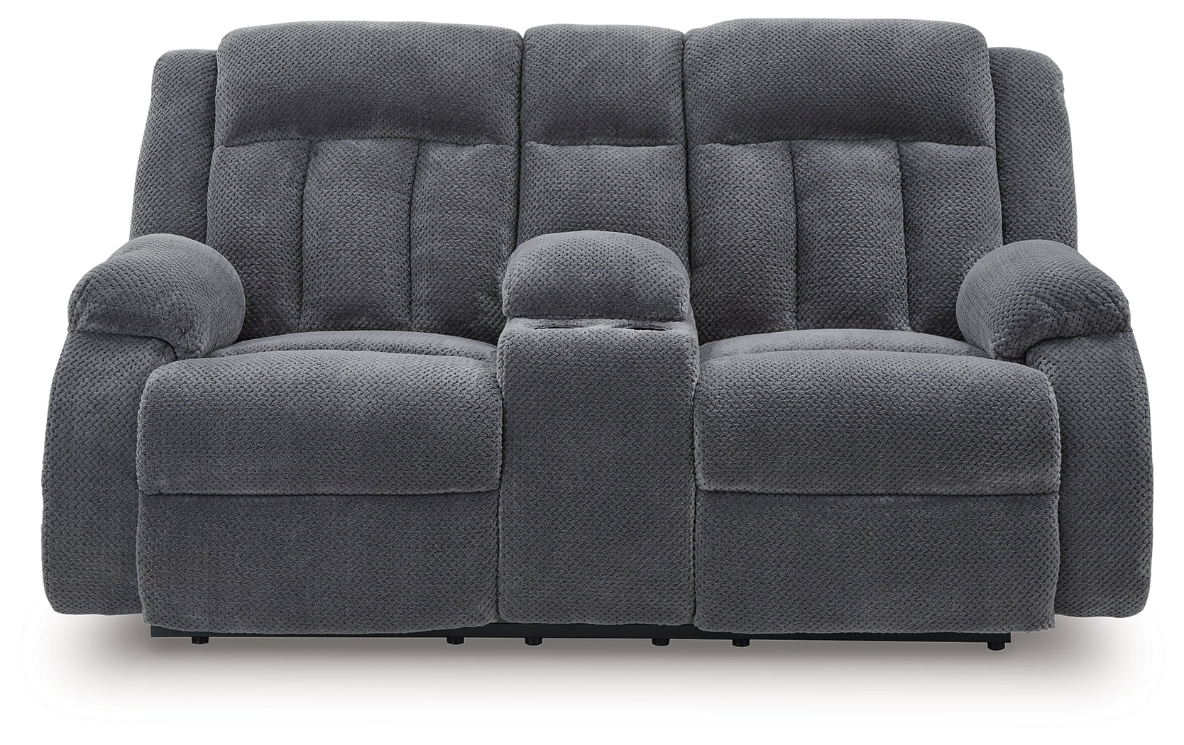 Observation Steel Reclining Power Loveseat w/Console (Online Special Price) - Ornate Home