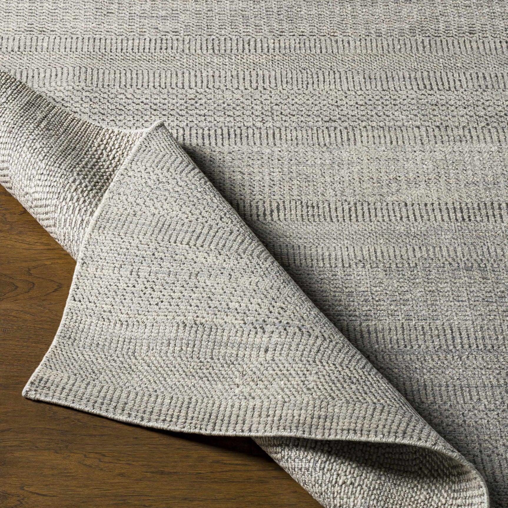 Ocate Gray Wool Area Rug - Clearance - Ornate Home