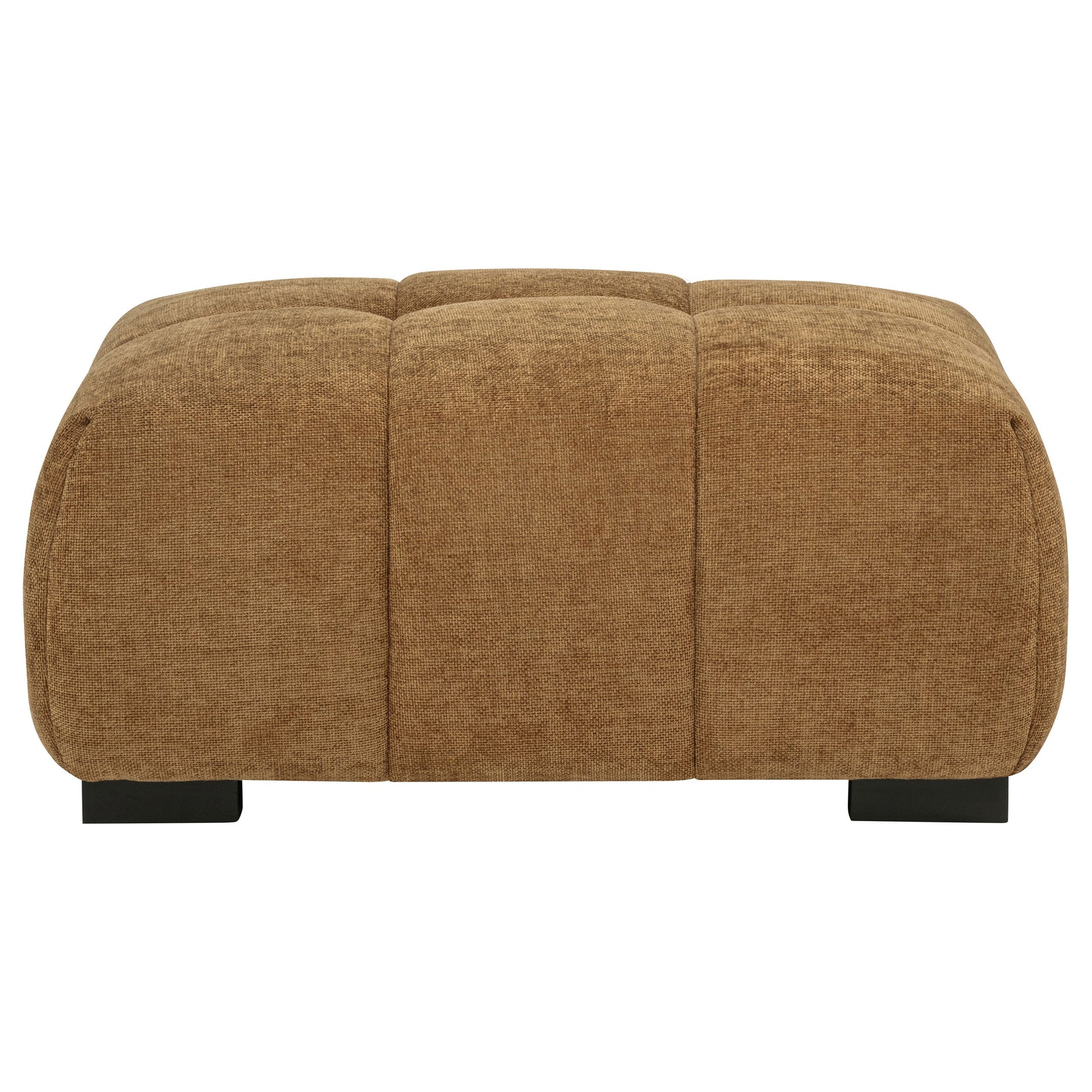 Octavia Amber Upholstered Rectangular Ottoman - Ornate Home