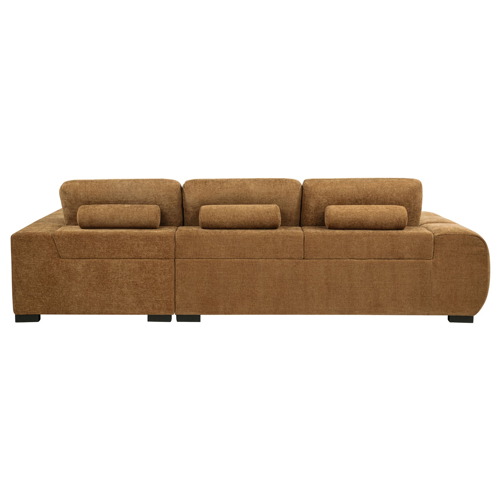 Octavia Amber Upholstered Sectional Chaise Sofa - Ornate Home