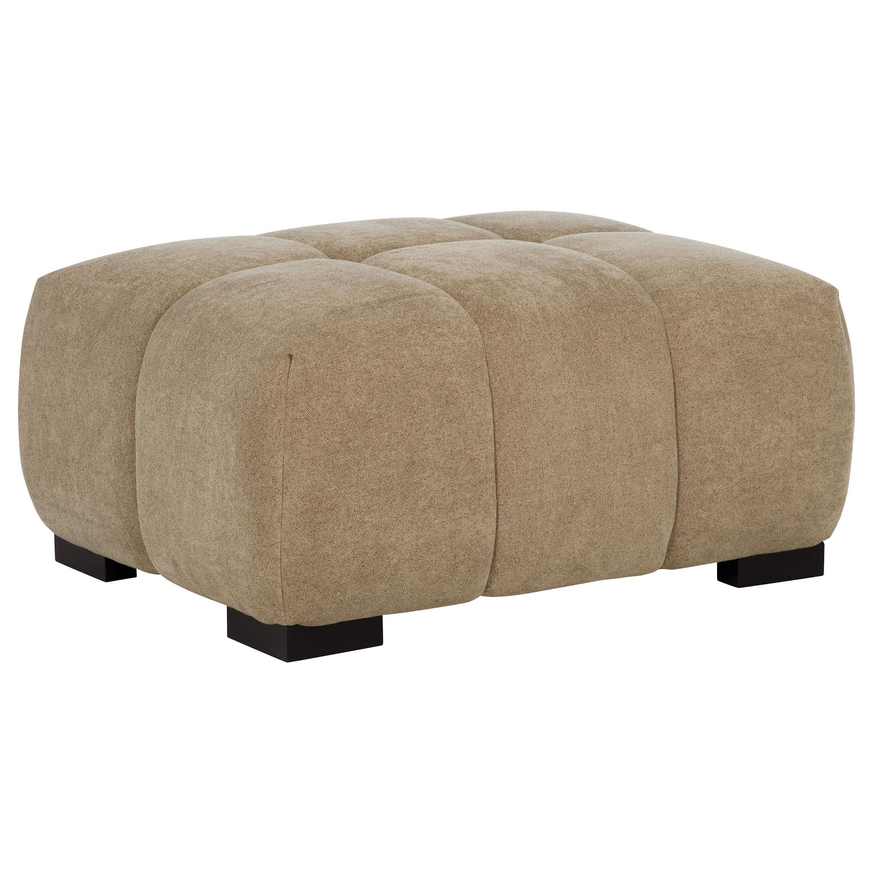 Octavia Camel Upholstered Rectangular Ottoman - Ornate Home