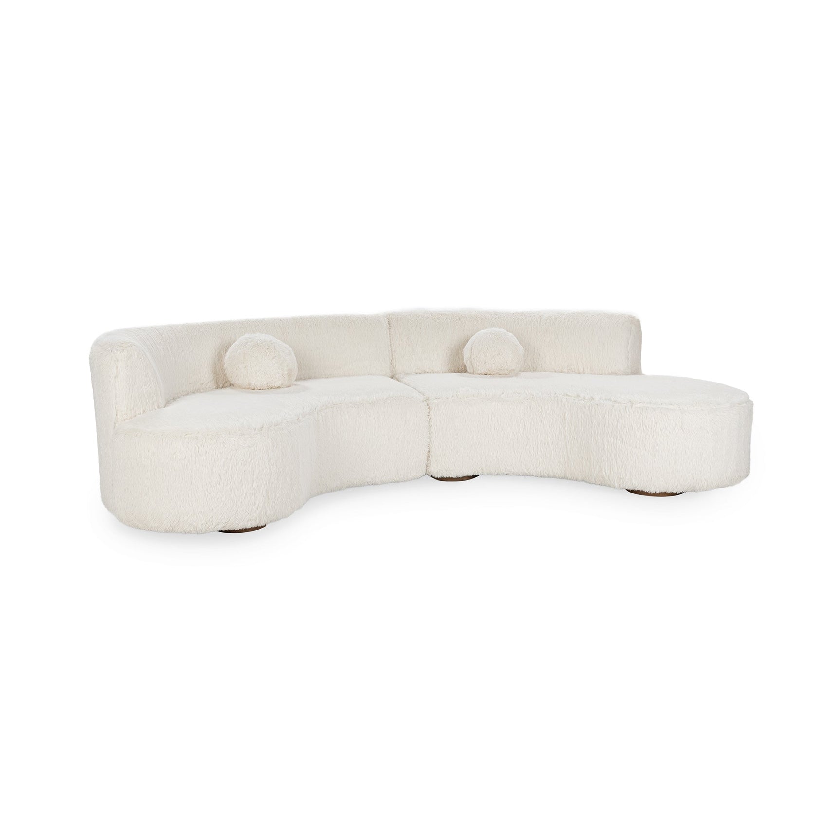 Octavia Vanilla 2 Piece Sectional - Ornate Home