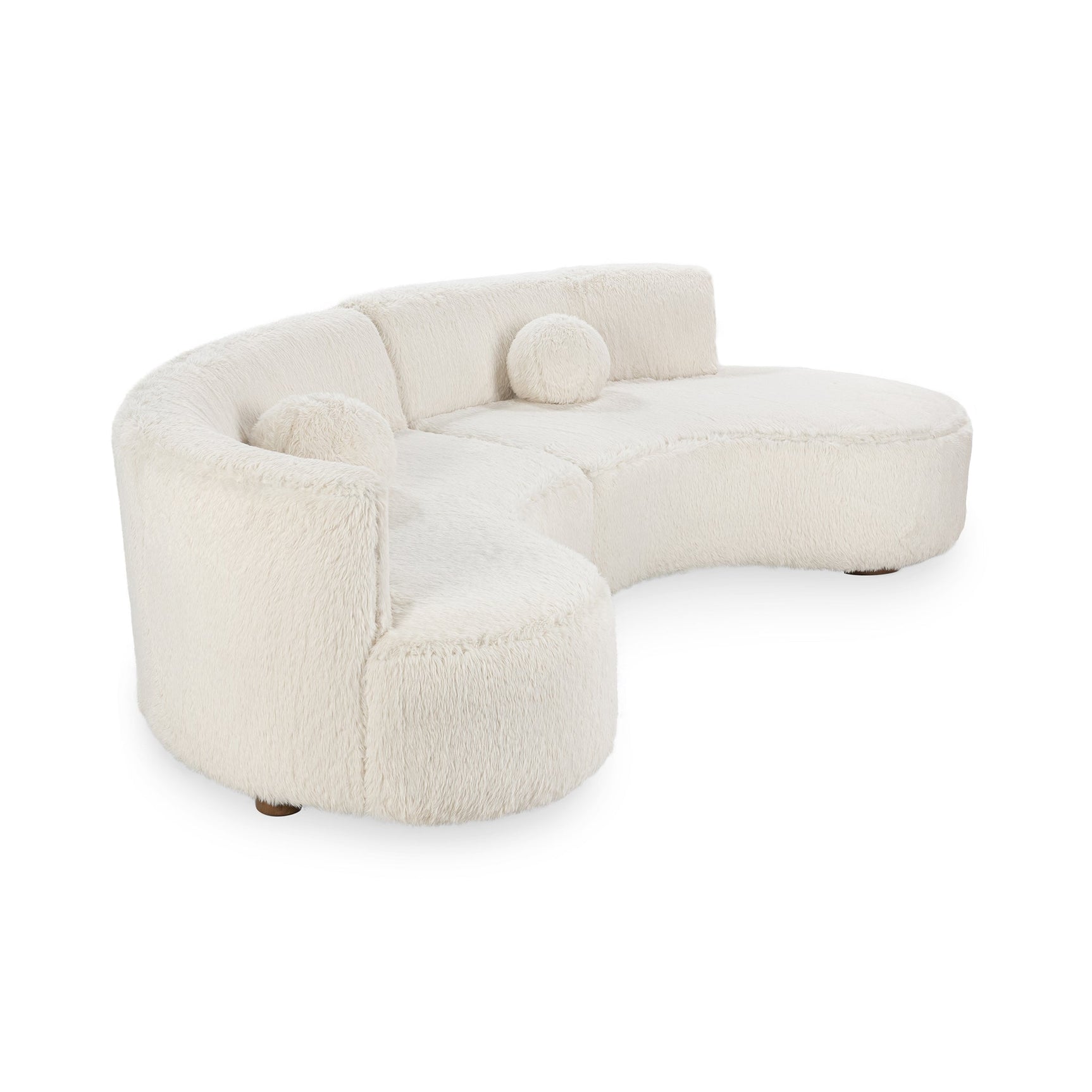 Octavia Vanilla 2 Piece Sectional - Ornate Home