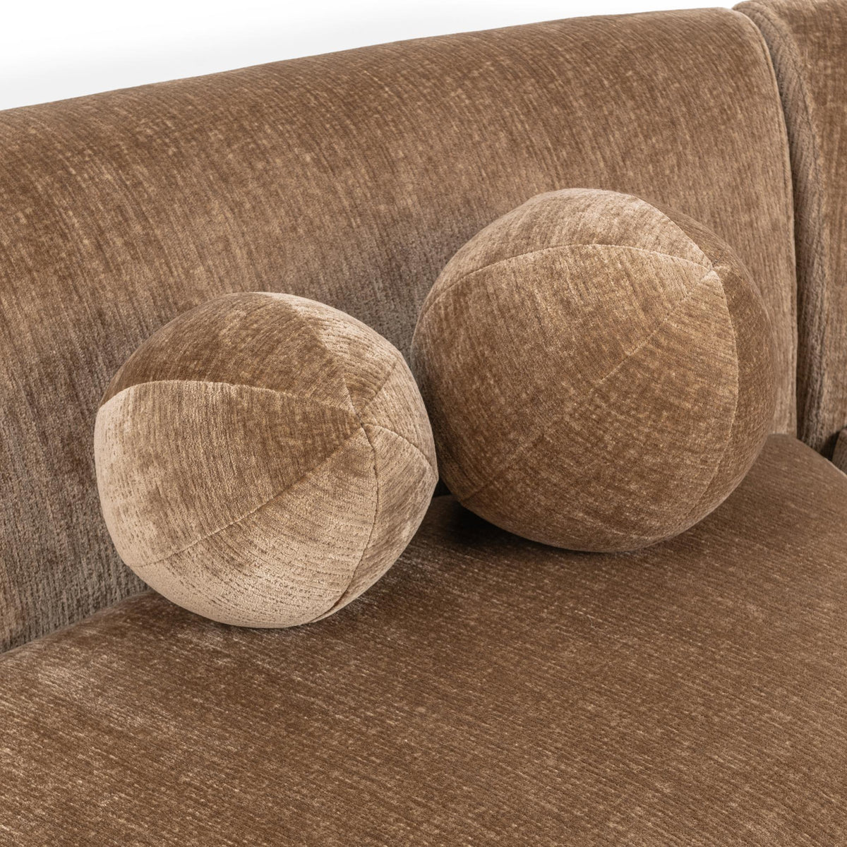 Octavia Walnut Heather 2-Piece Sectional