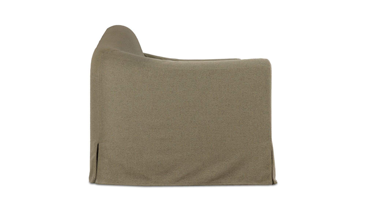 Odell Olive Slipcover Sofa - Ornate Home