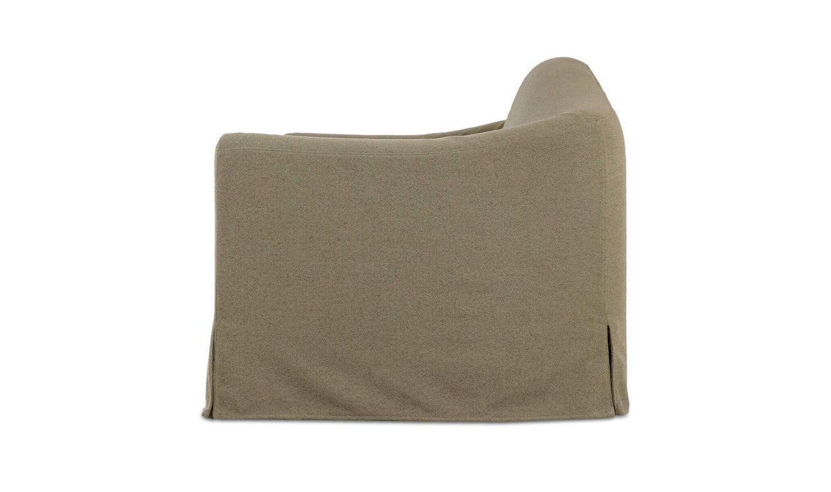 Odell Olive Slipcover Sofa - Ornate Home