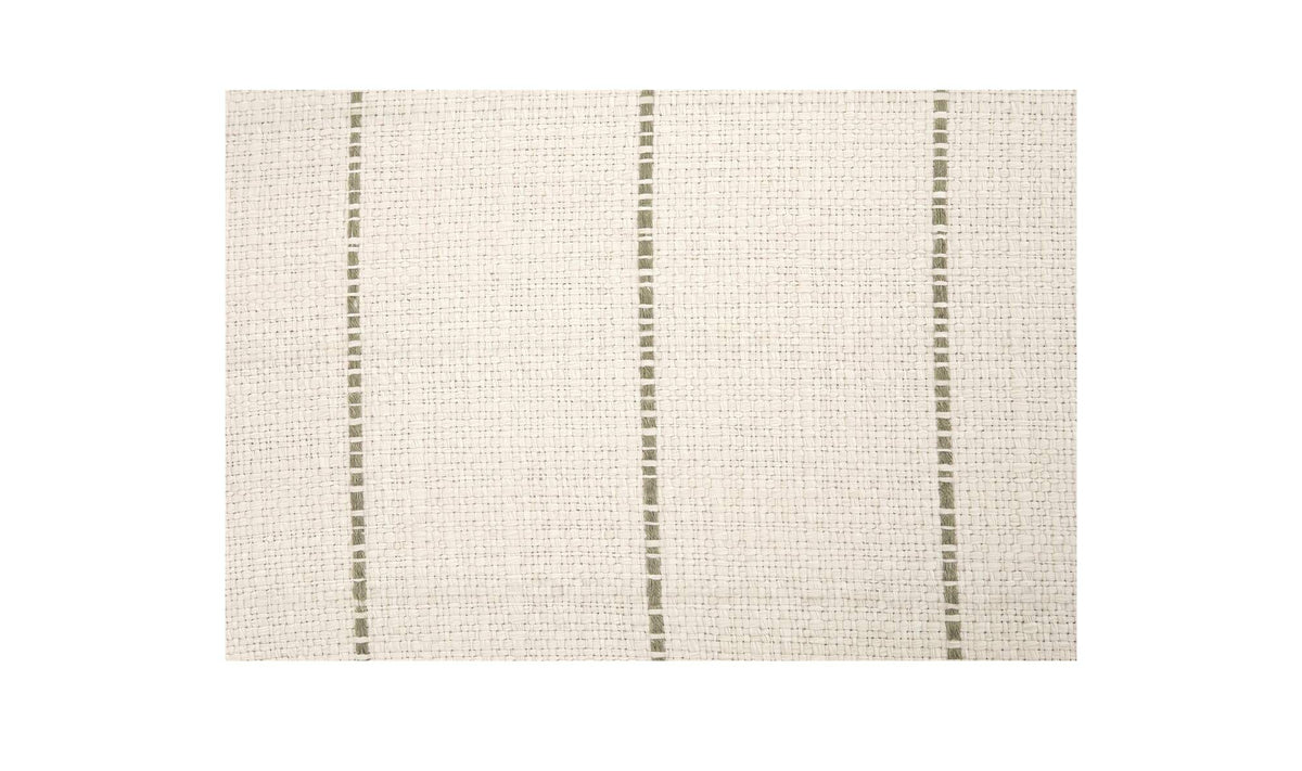 Odell Olive Stripe Slipcover Sofa - Ornate Home