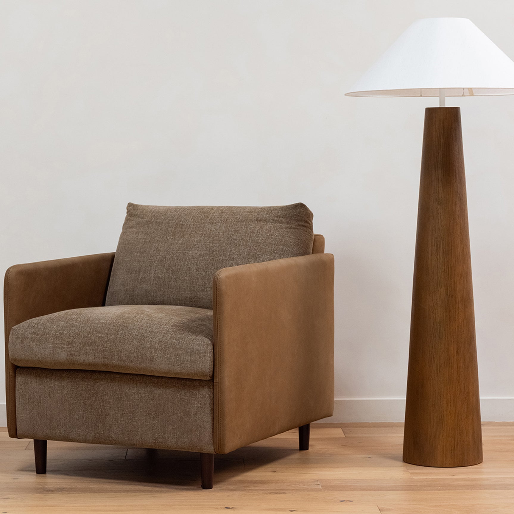 Odessa Warm Brown Floor Lamp - Ornate Home