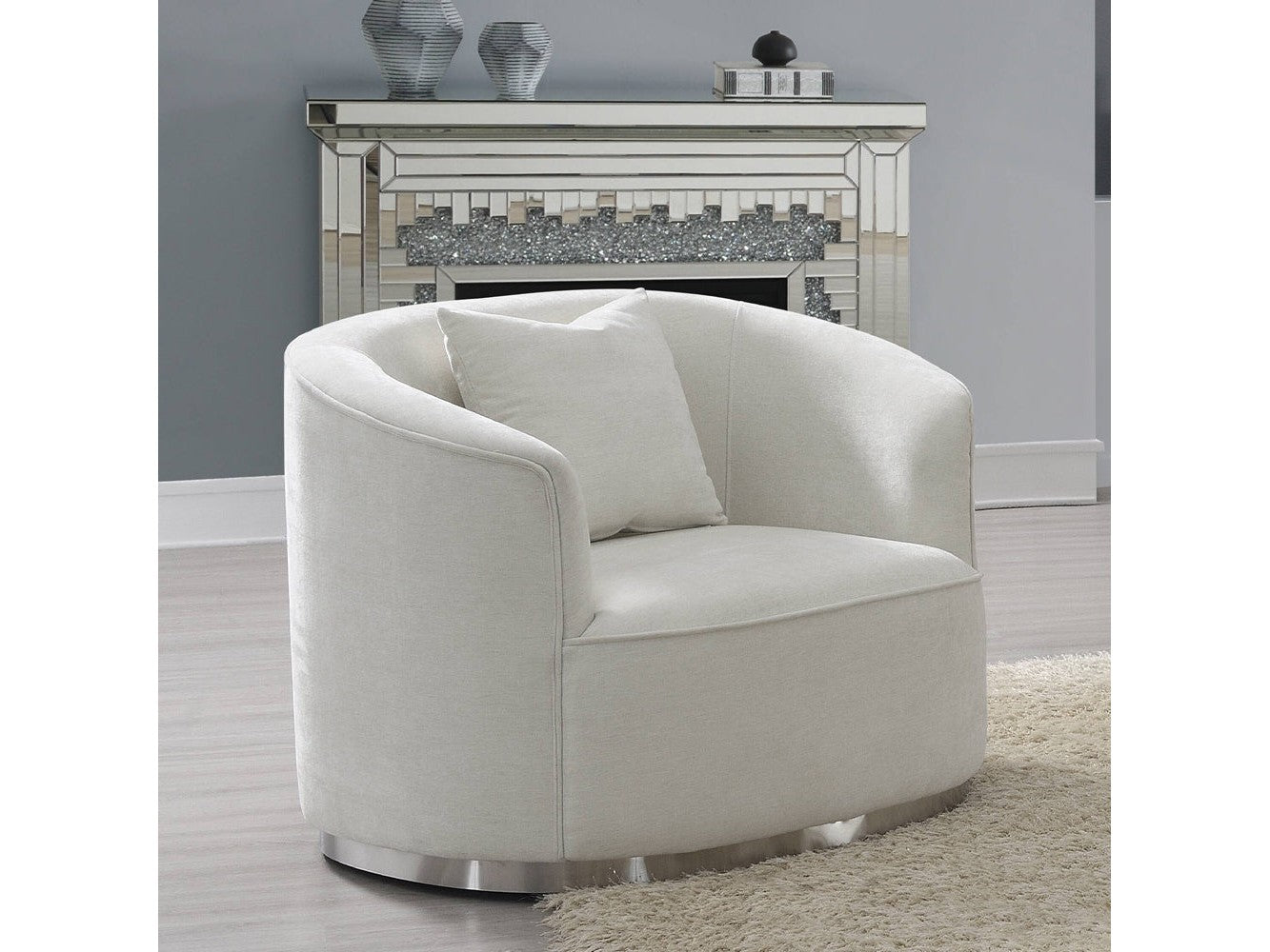 Odette Beige Chair - Ornate Home