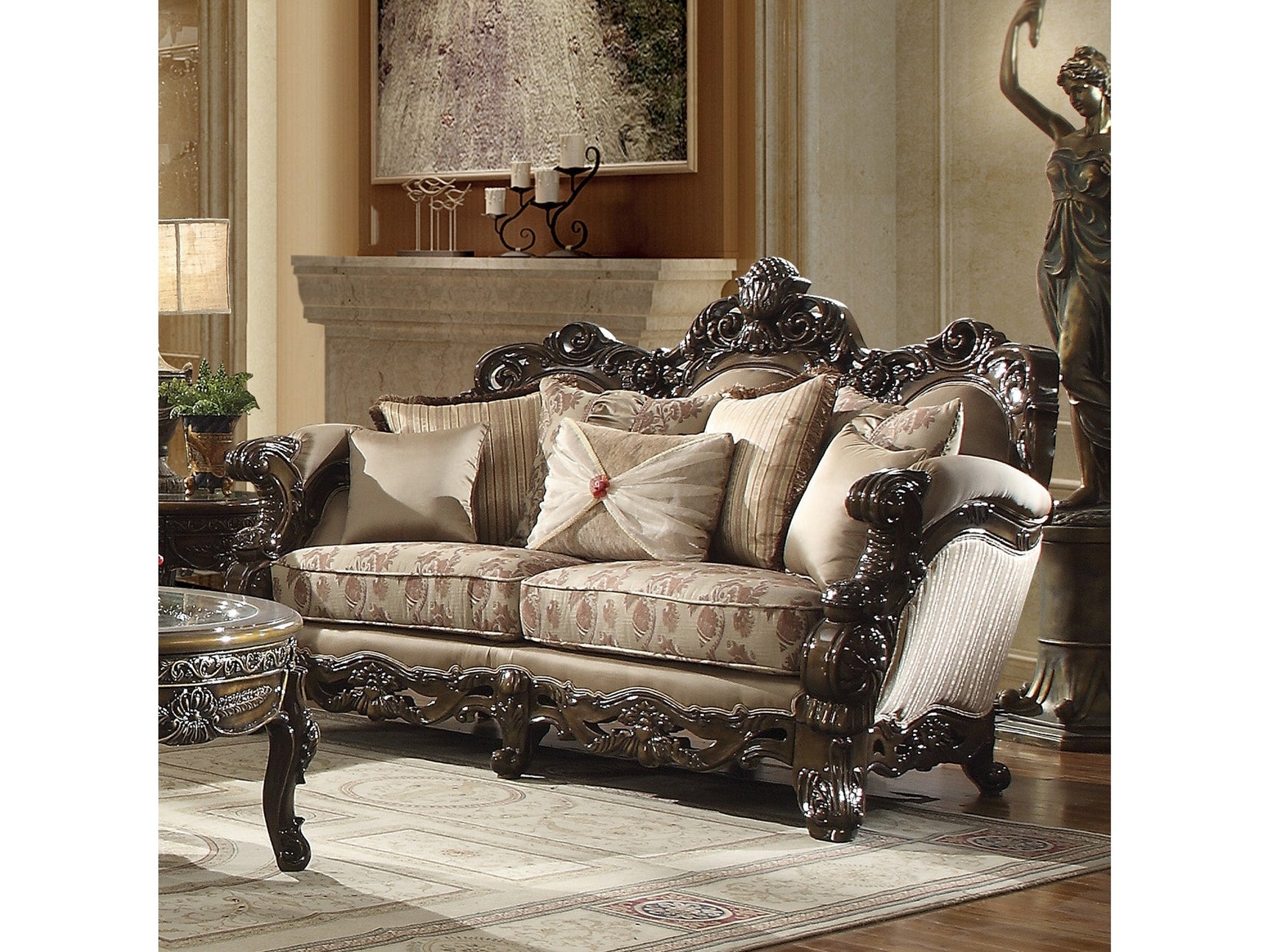 Odyssey Bronze Loveseat / HD-2658 - Ornate Home