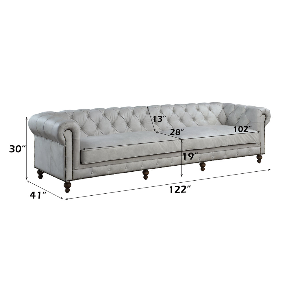 Ofer White Sofa - Ornate Home