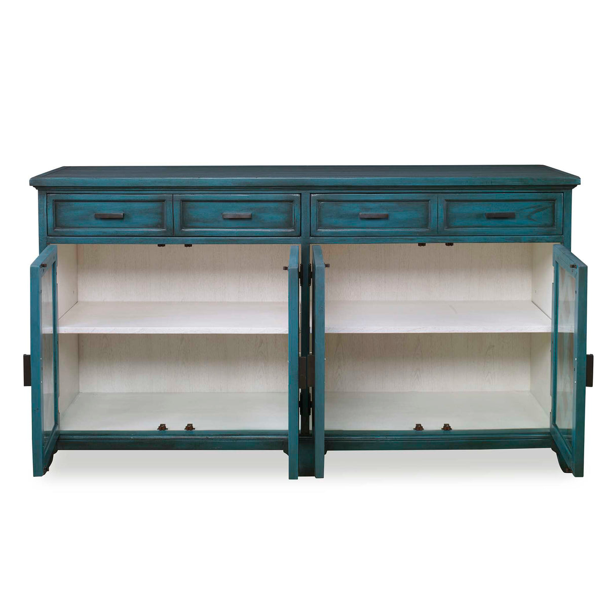 Oksana Green Wooden Credenza - Ornate Home