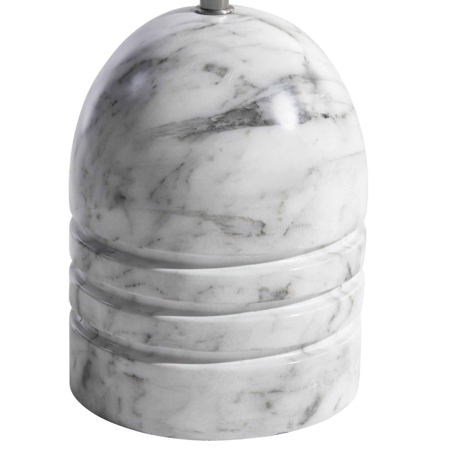 Olan Brushed Stainless Steel/Catia Black Accent Table - Ornate Home