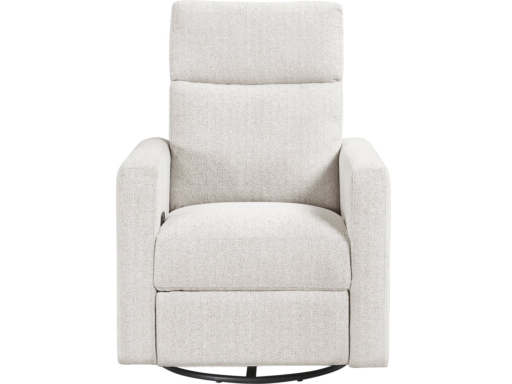 Olathe Newsprint Swivel Glider Reclining Chair - Ornate Home