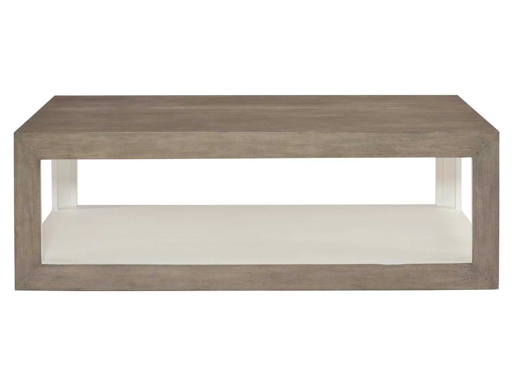 Oldham Rustic Grey/White Plaster Cocktail Table - Ornate Home