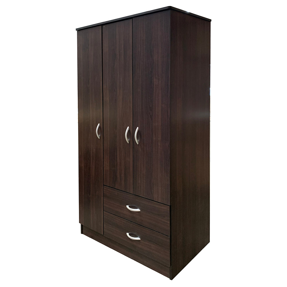 Olean Espresso Wardrobe - Ornate Home