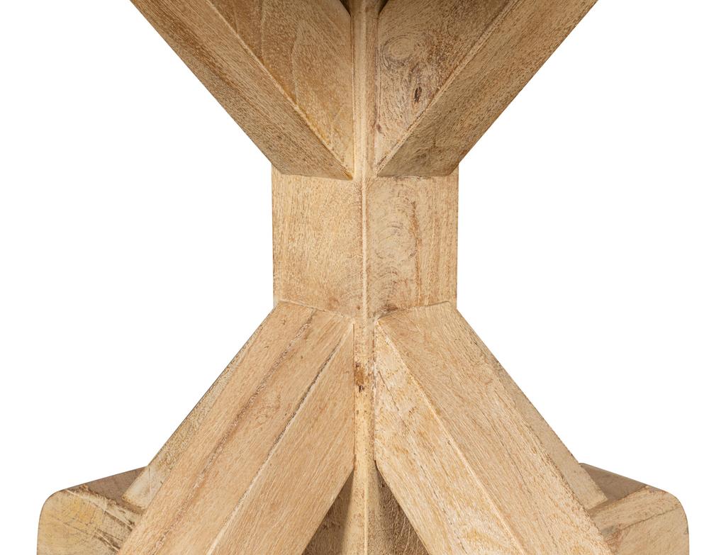 Oleski Natural Round Dining Table - Ornate Home