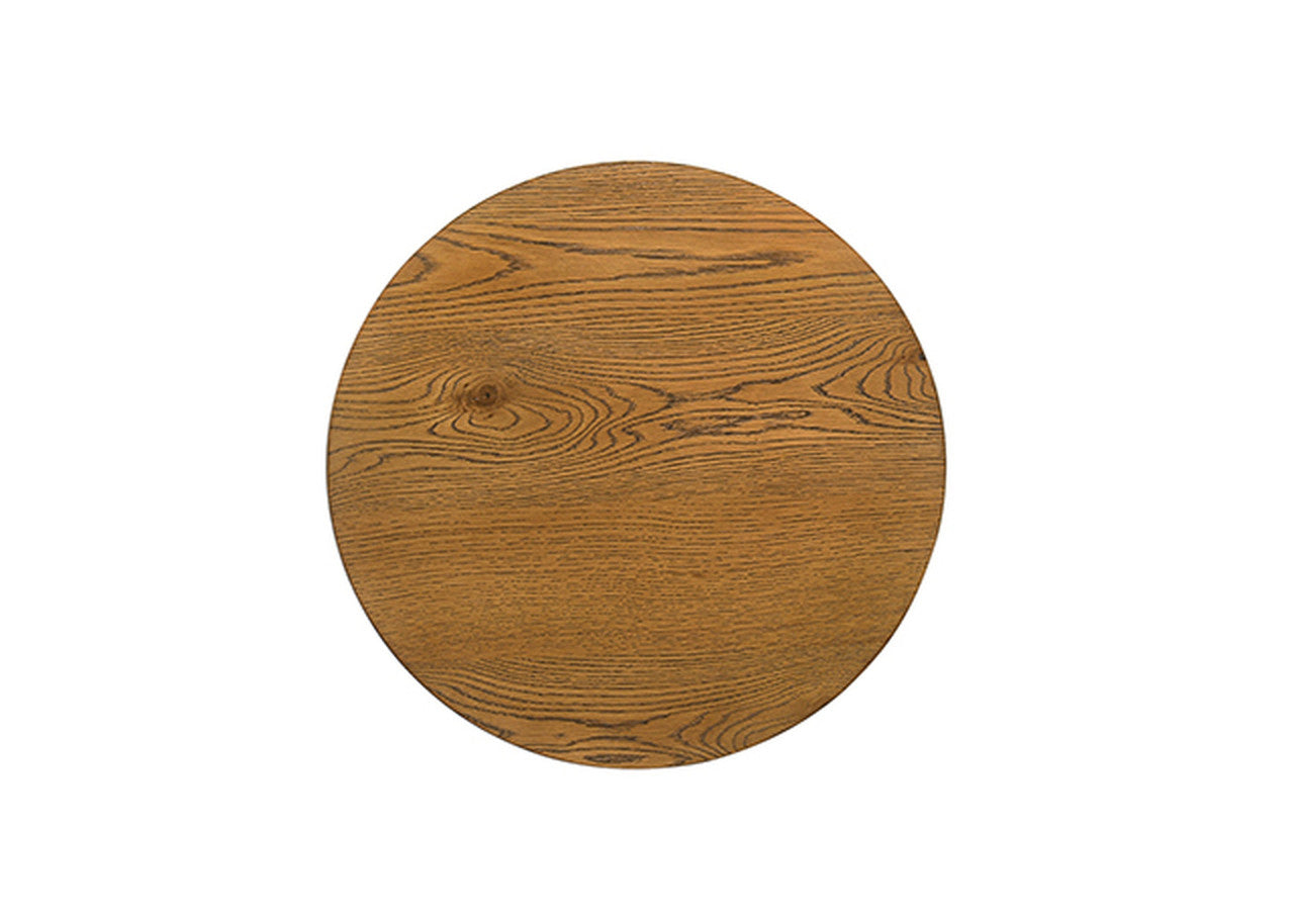 Olgod Walnut Round End Table