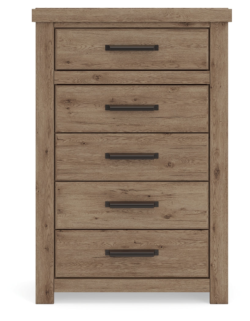 Oliandon Light Brown Chest of Drawers (Online Special Price) - Ornate Home