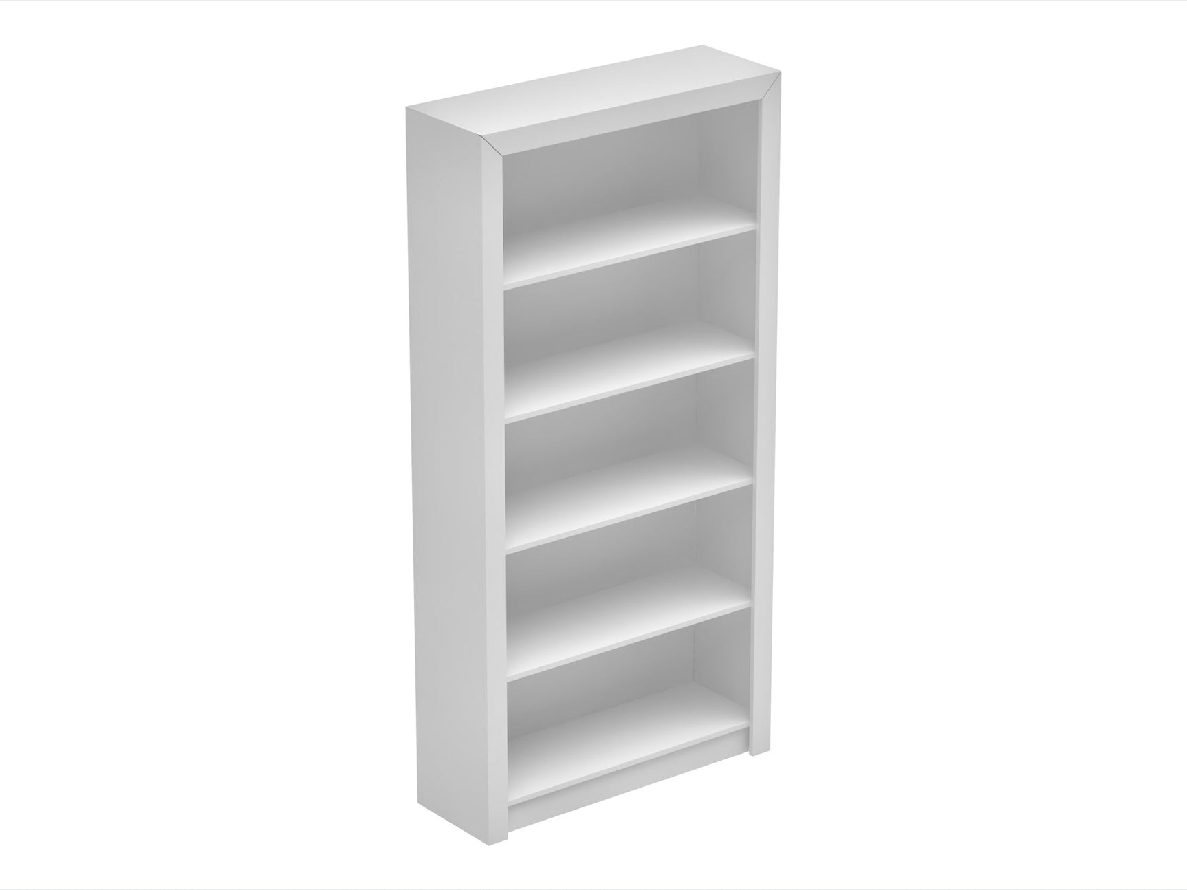 Olinda Bookcase 1.0 in White - Ornate Home