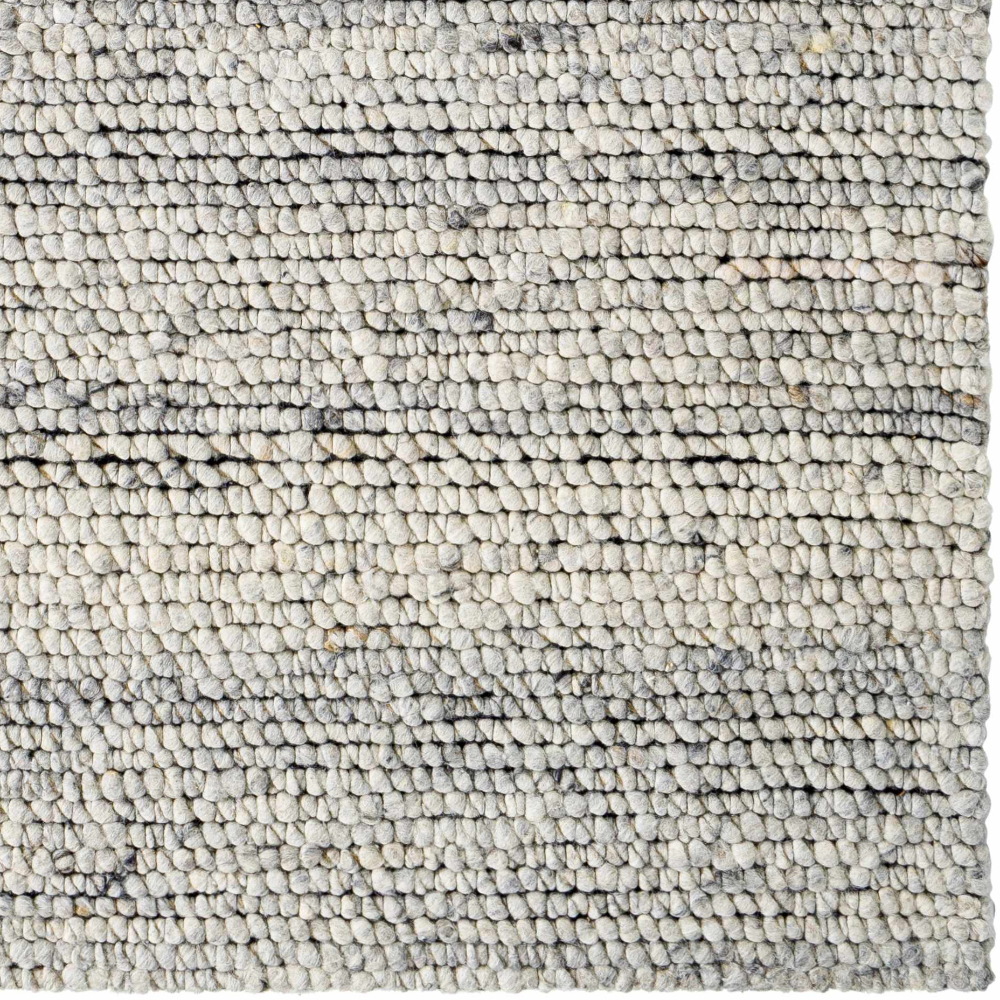 Olisa Cream & Gray Wool Area Rug - Ornate Home
