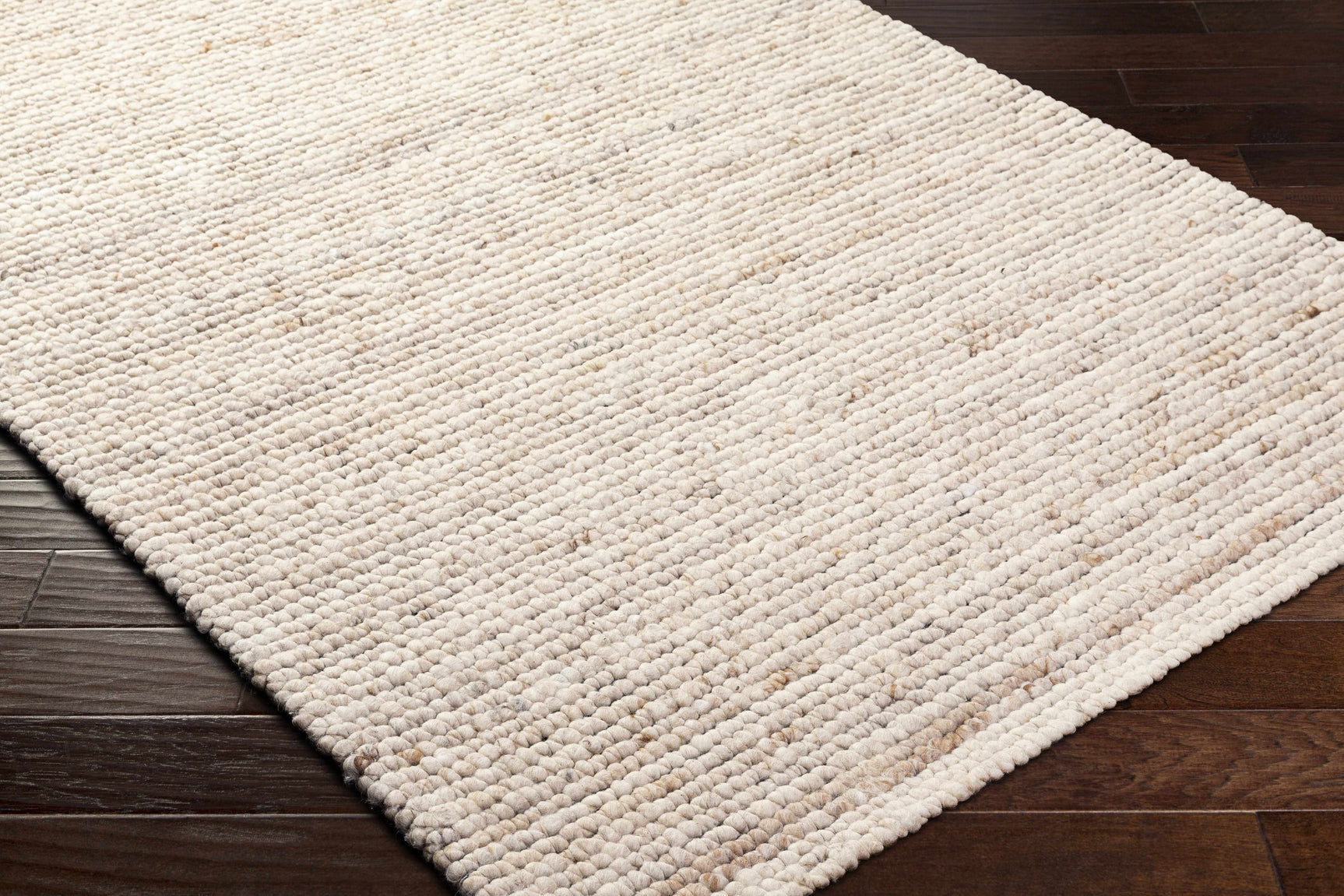Olisa Cream Wool Area Rug - Ornate Home