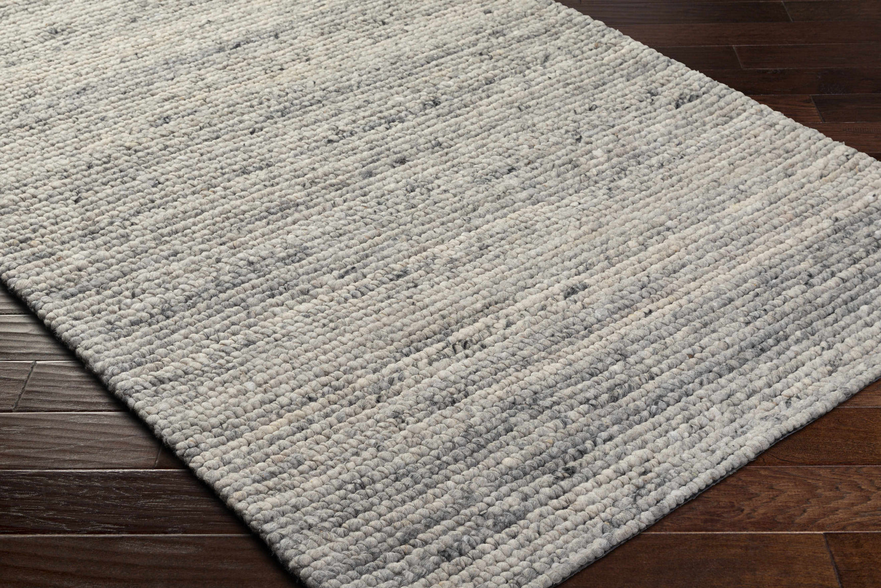 Olisa Gray Wool Area Rug - Ornate Home