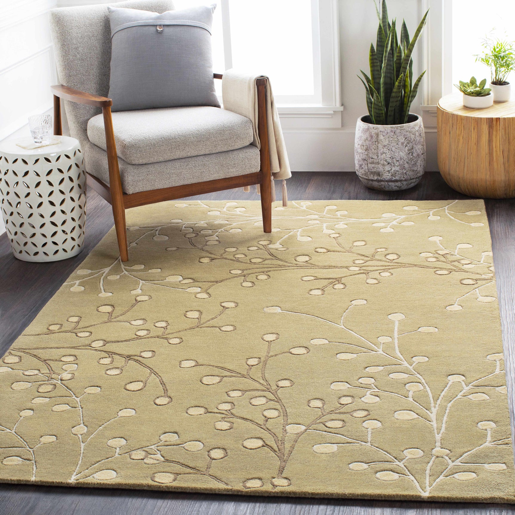 Olive Elsu Area Rug - Clearance - Ornate Home