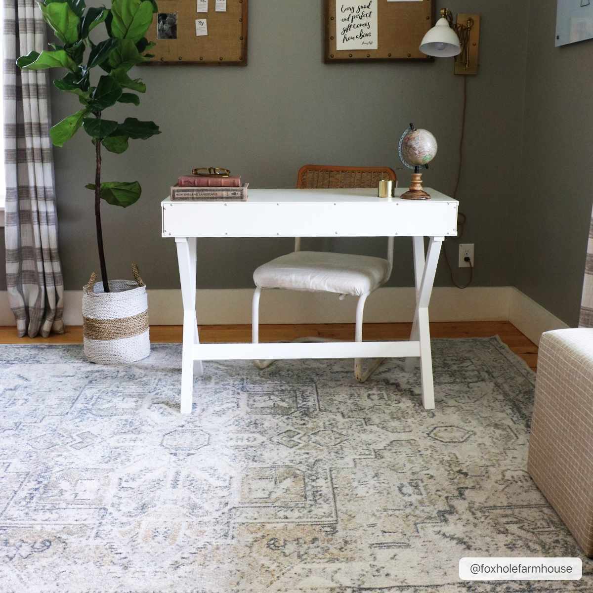 Olive Hera Washable Area Rug - Ornate Home