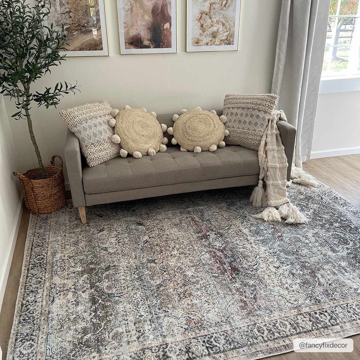 Olive Holi-2304 Washable Area Rug - Ornate Home