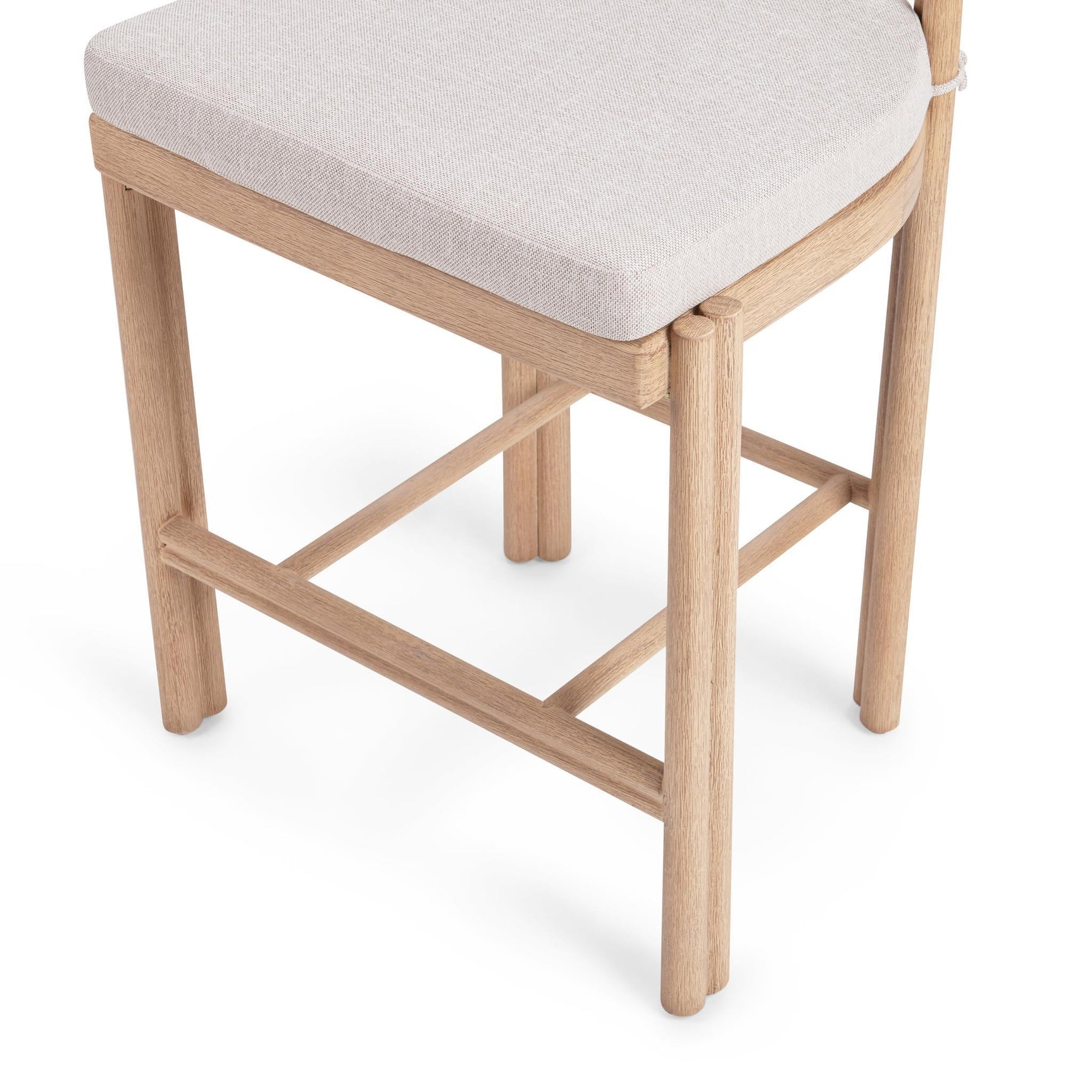 Oliver Brown Outdoor Armless Barstool - Ornate Home