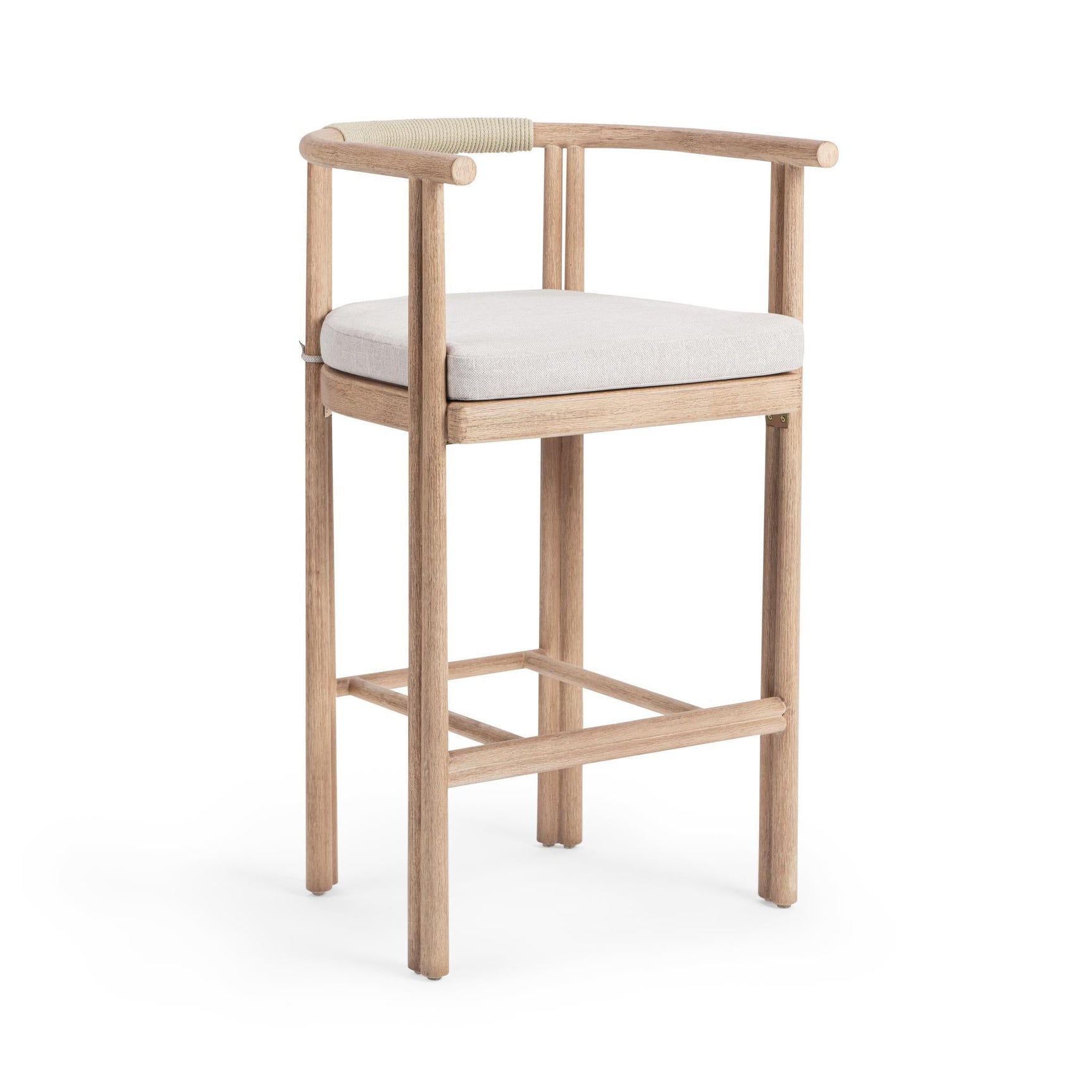 Oliver Butterscotch Outdoor Barstool - Ornate Home