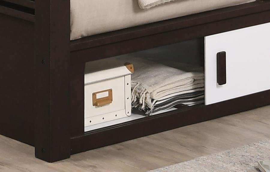 Oliver Java Twin/Twin Bunk Bed - Ornate Home