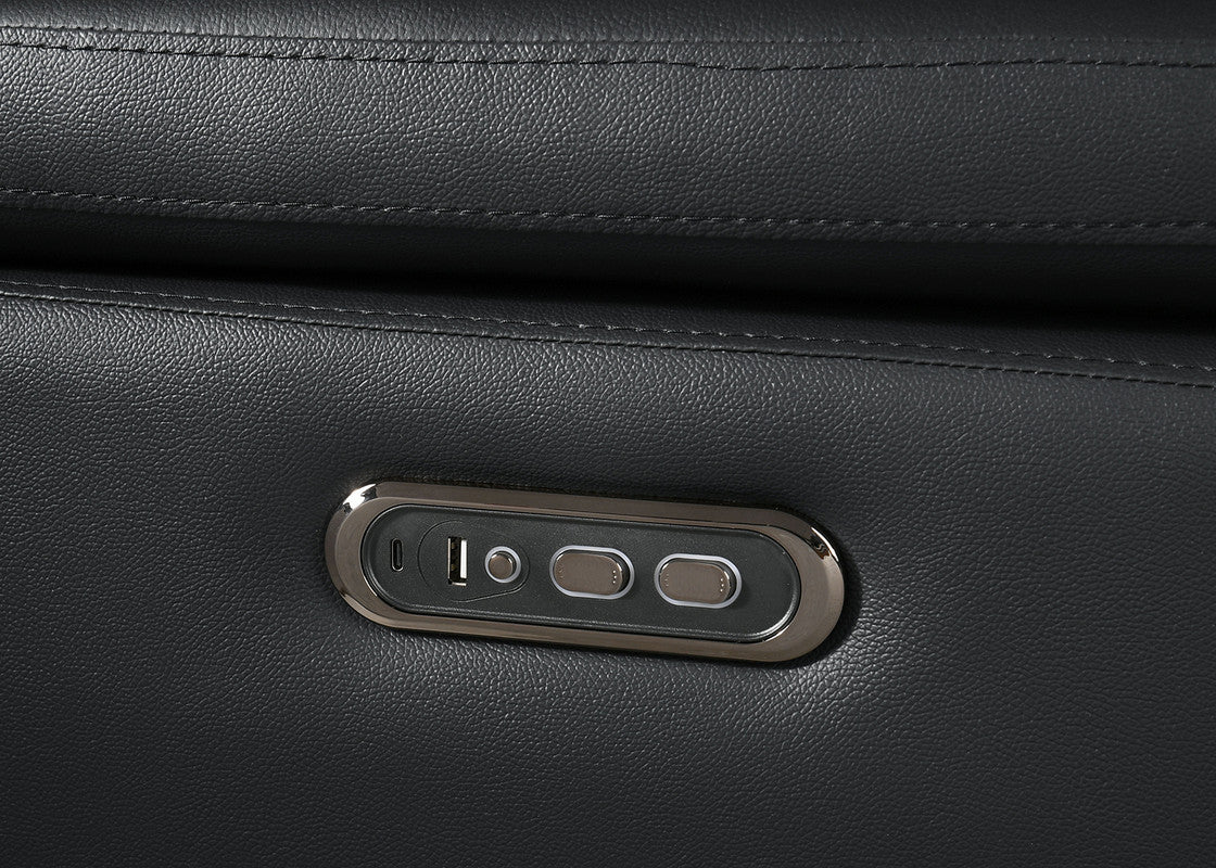 Oliverus Black Power Sectional - Ornate Home