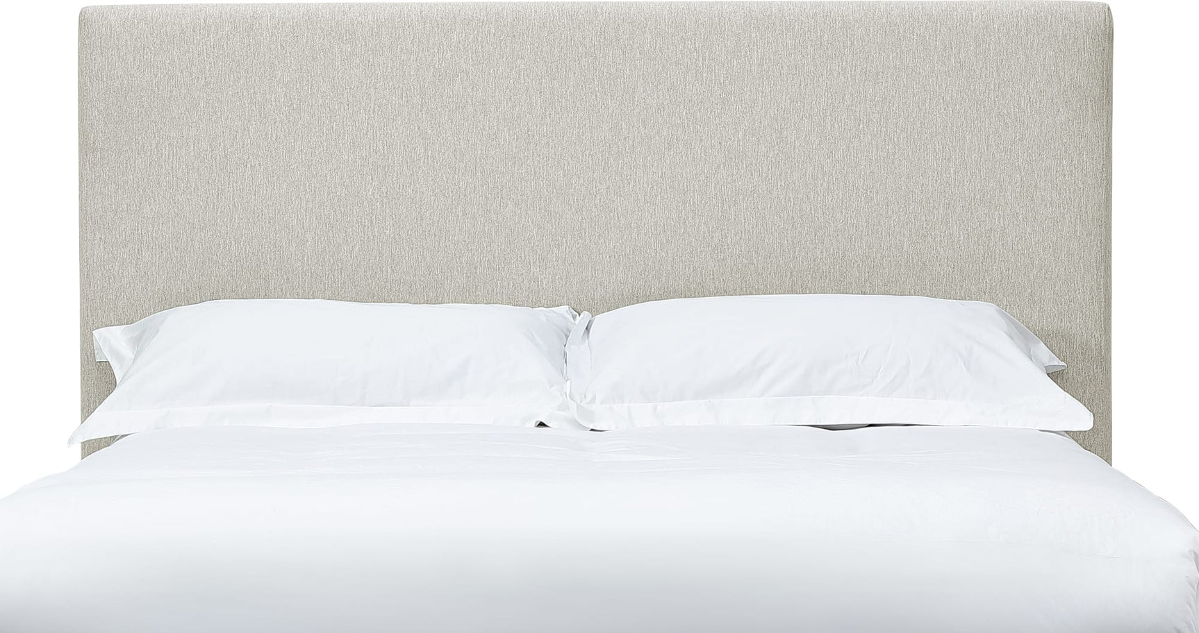 Olivia Ivory Upholstered Queen Headboard - Ornate Home