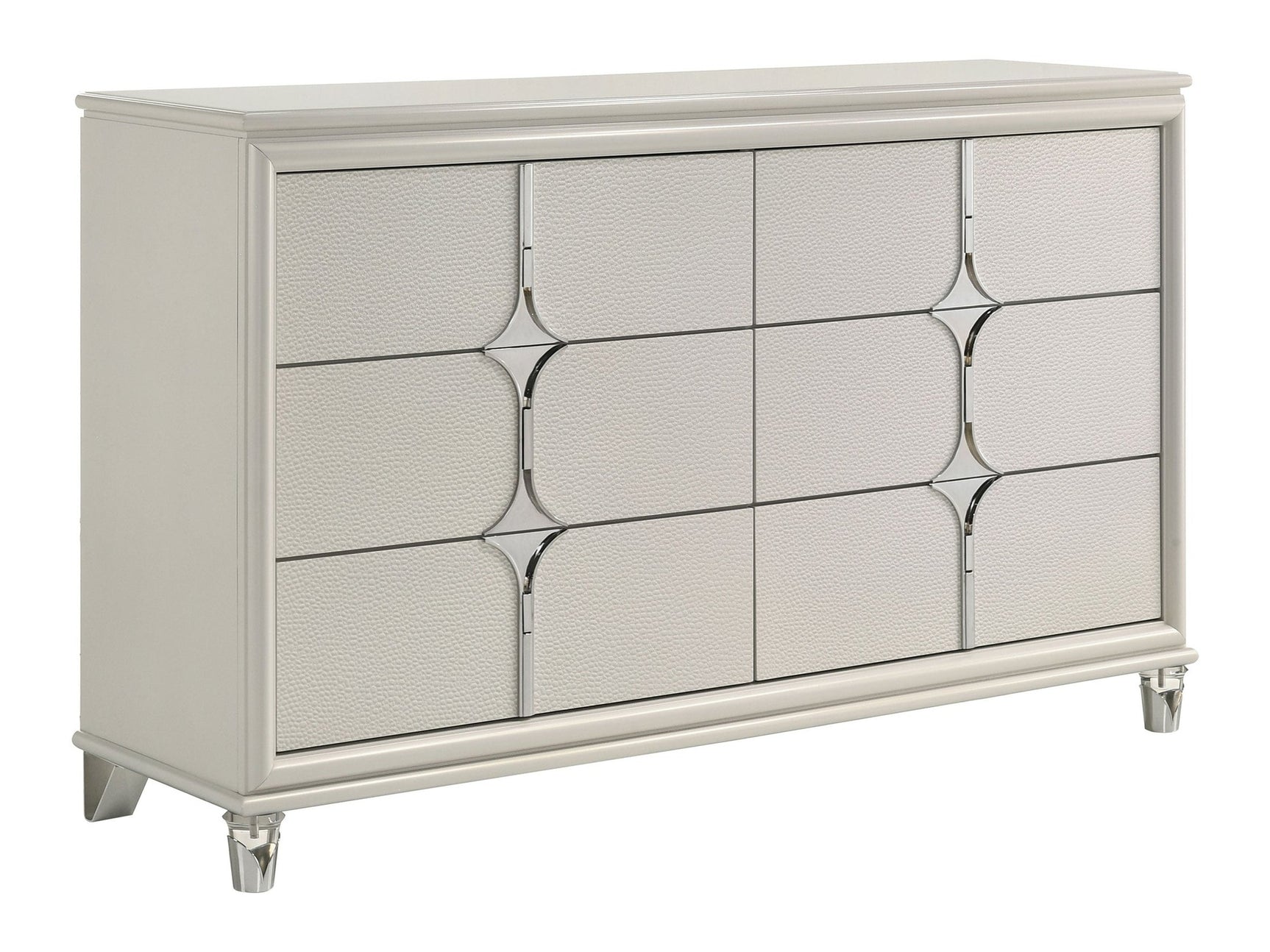 Olivia White Dresser - Ornate Home