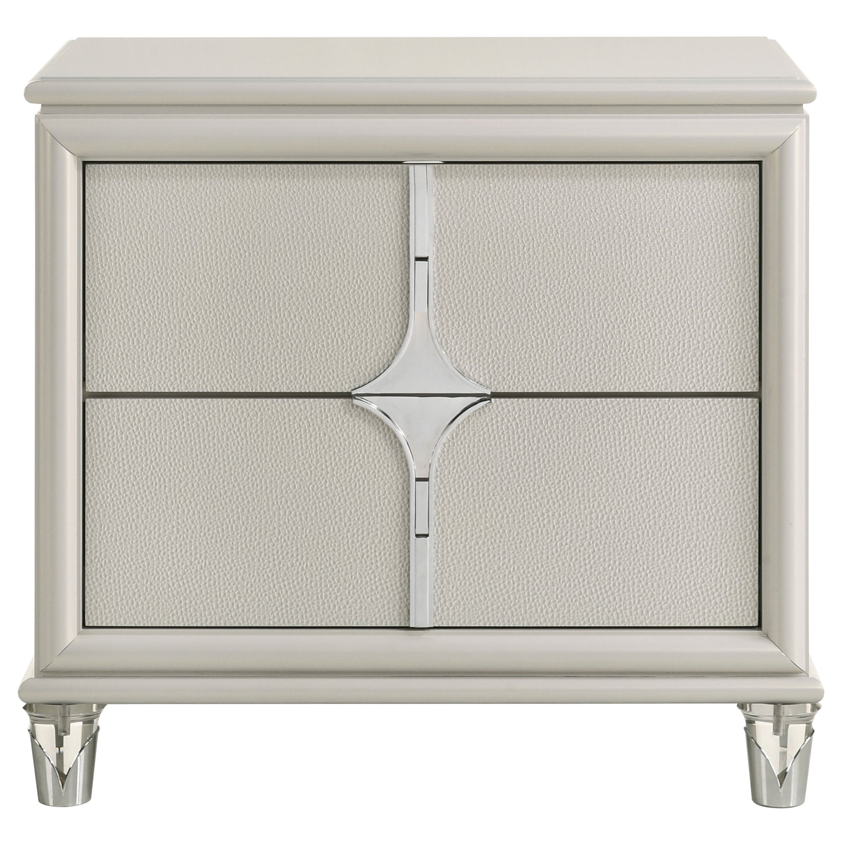 Olivia White Nightstand - Ornate Home