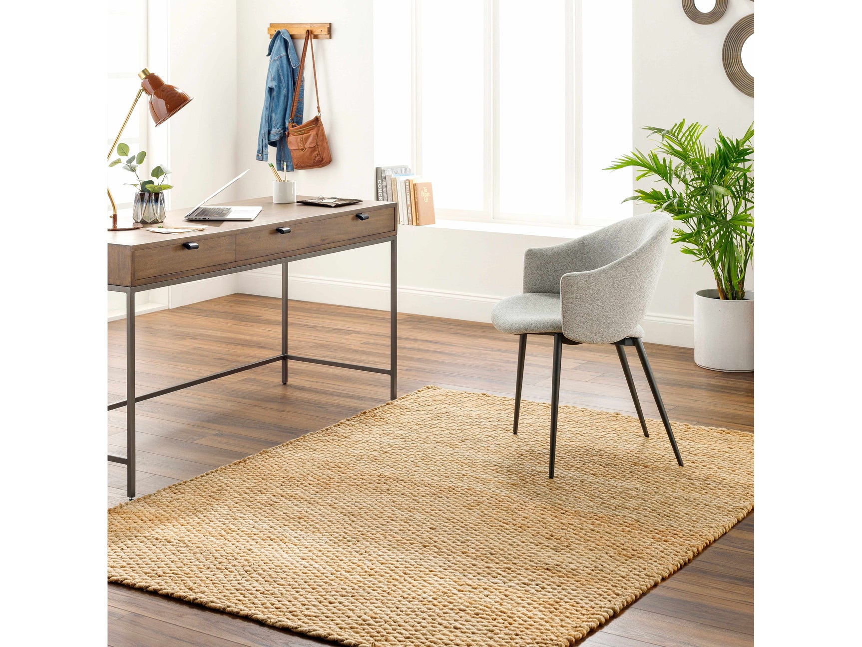 Olof Hand Woven Jute Rug - Ornate Home