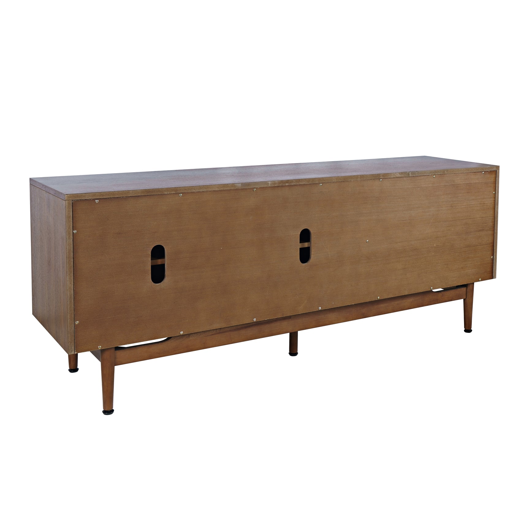 Olson Walnut Media Console 67 - Ornate Home