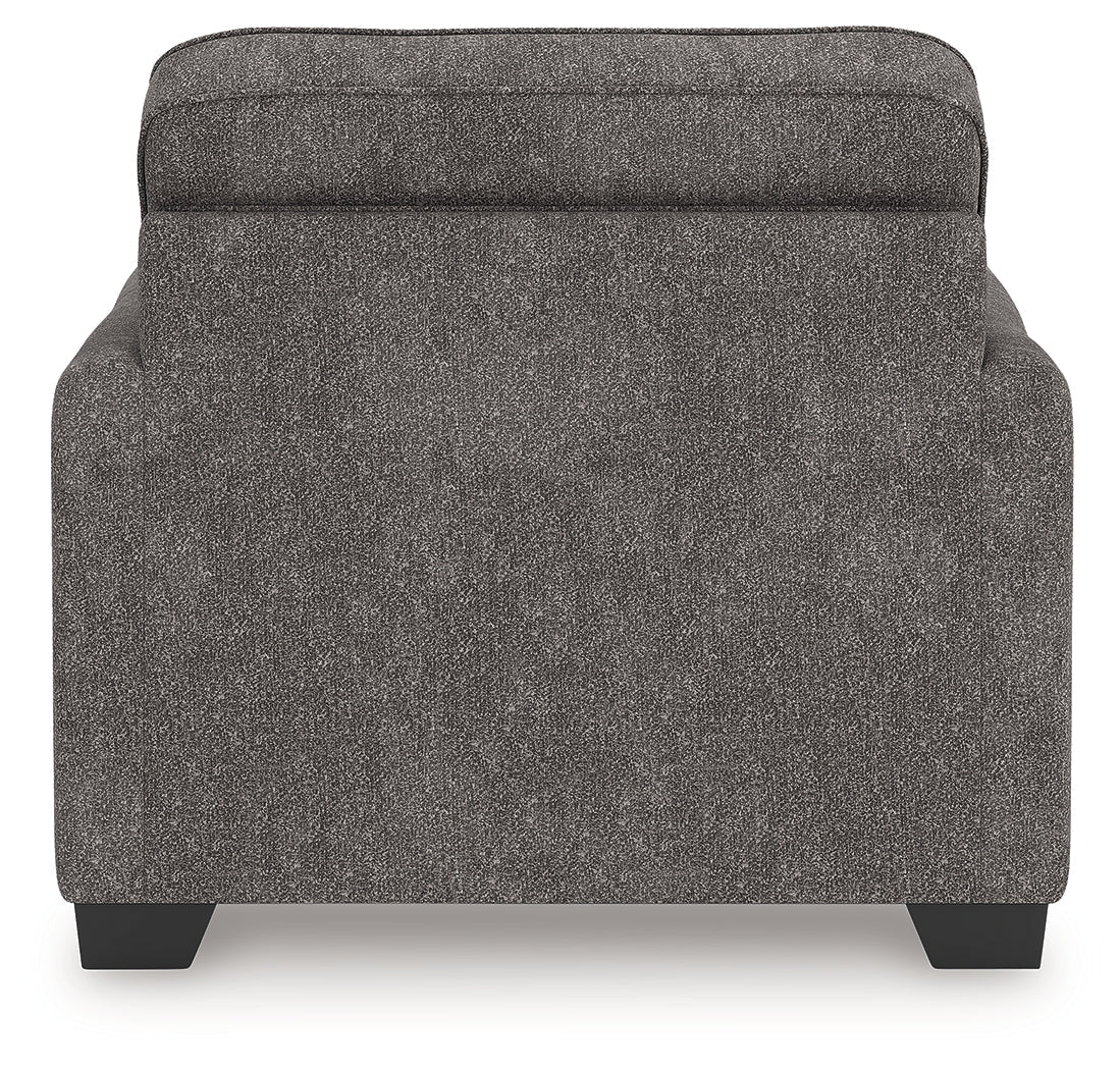 Olten Graphite Chair and a Half (Online Special Price) - Ornate Home