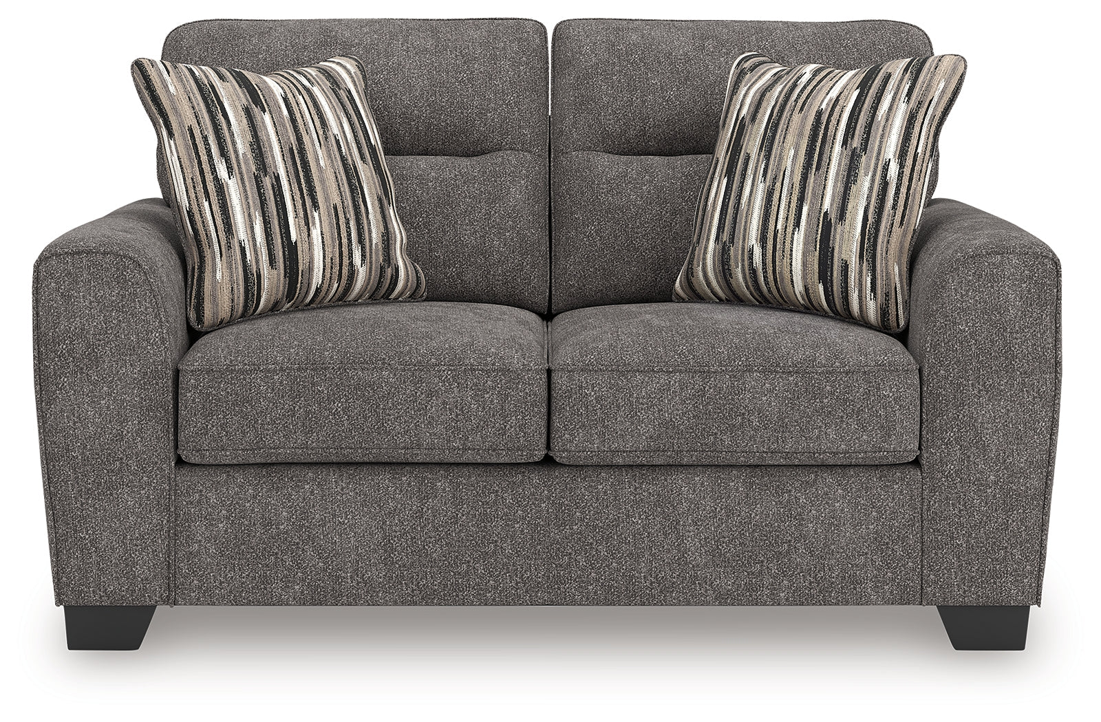 Olten Graphite Loveseat (Online Special Price) - Ornate Home