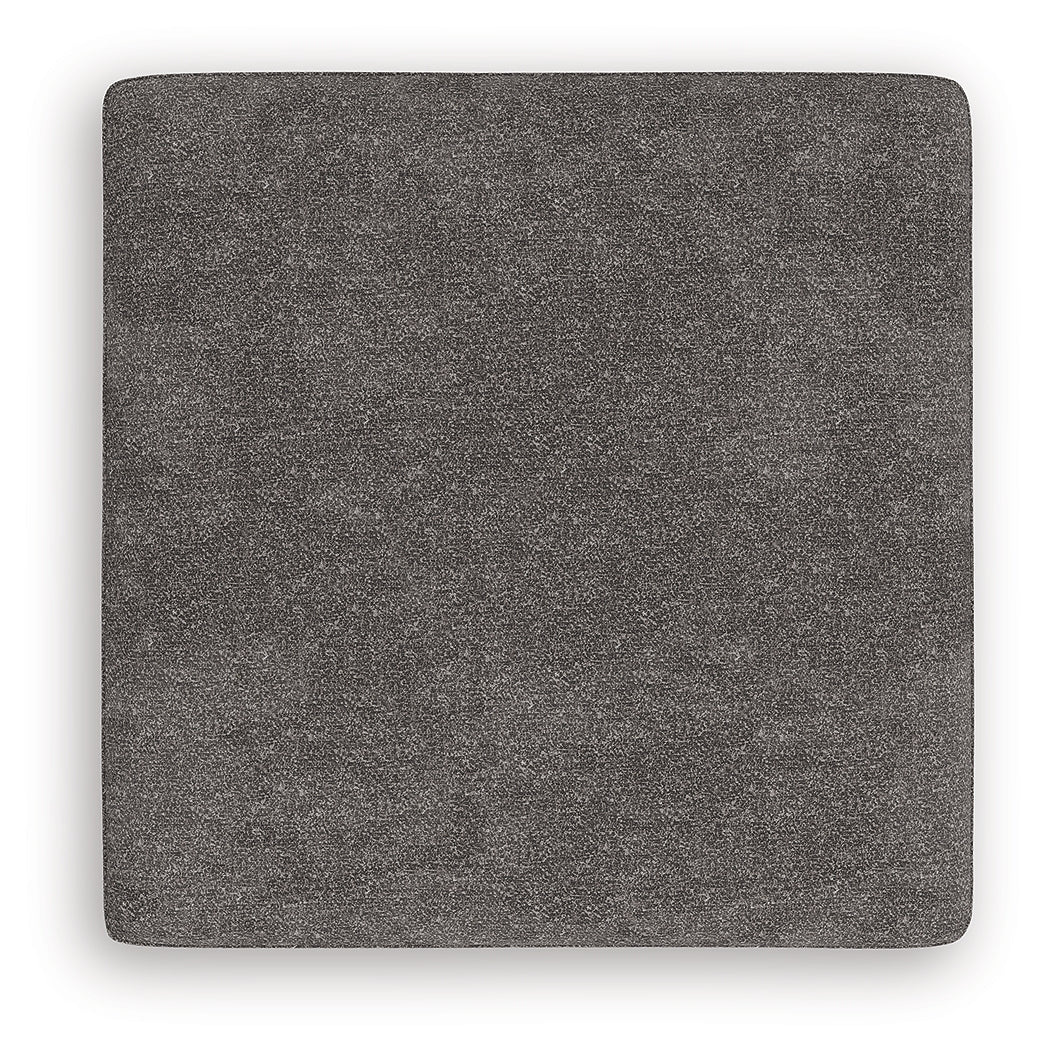 Olten Graphite Oversized Accent Ottoman - Ornate Home