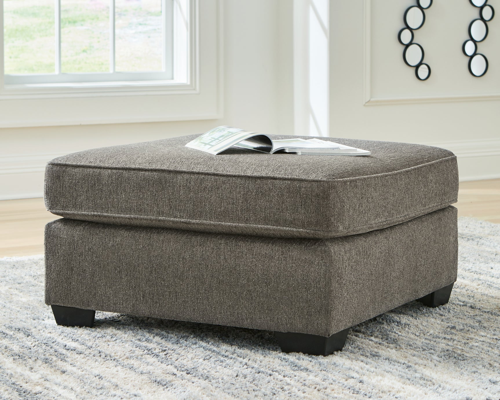 Olten Graphite Oversized Chair and Accent Ottoman (Online Special Price) - Ornate Home