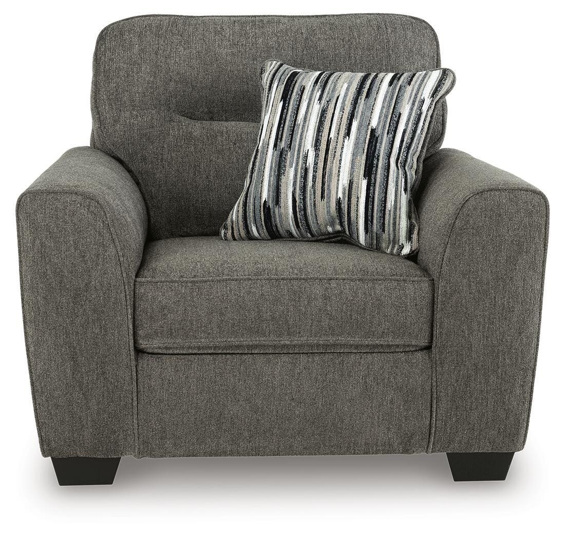 Olten Graphite Sofa and Oversized Chair - Ornate Home
