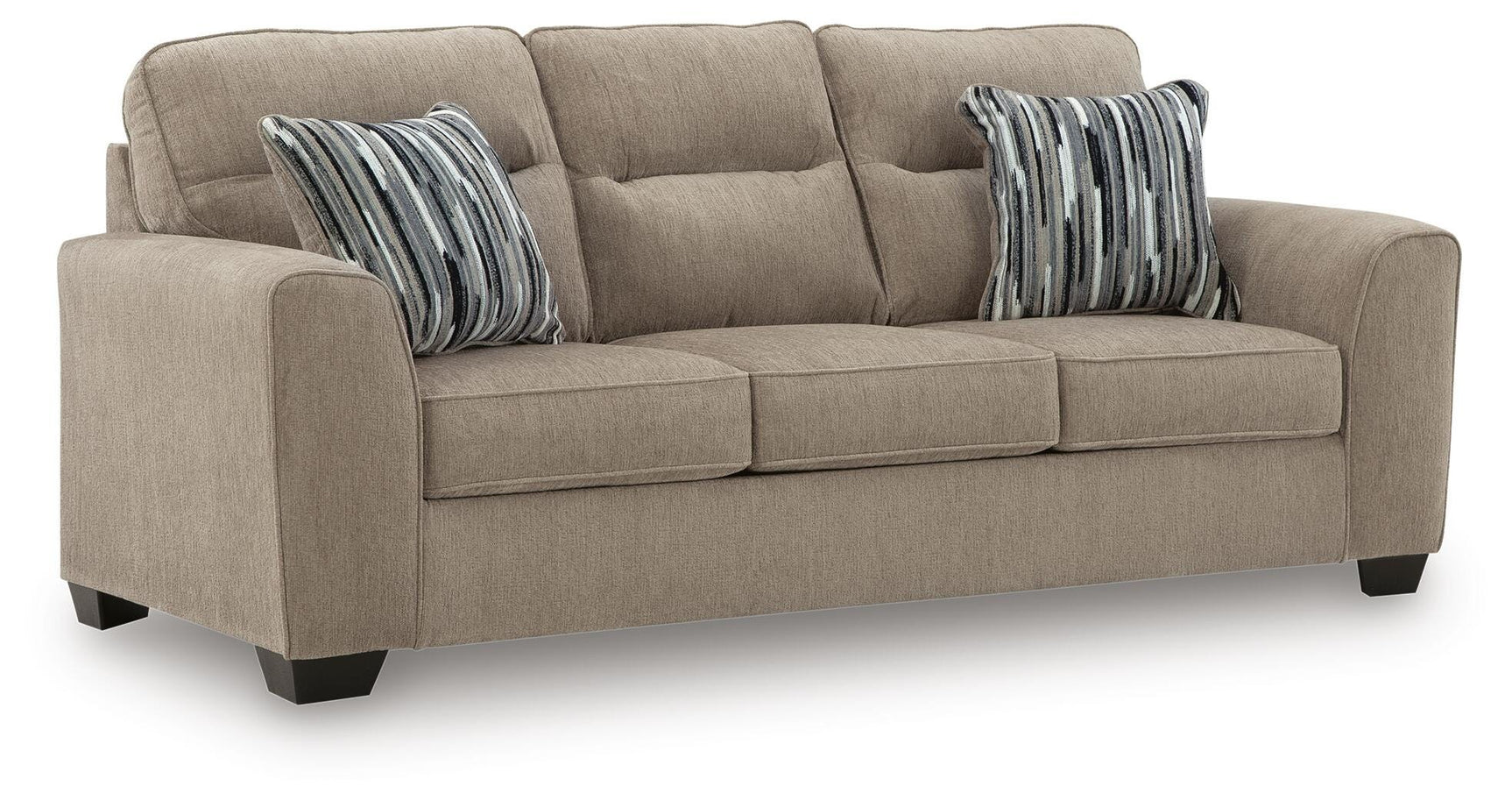Olten Mocha 2 Sofas and Ottoman - Ornate Home