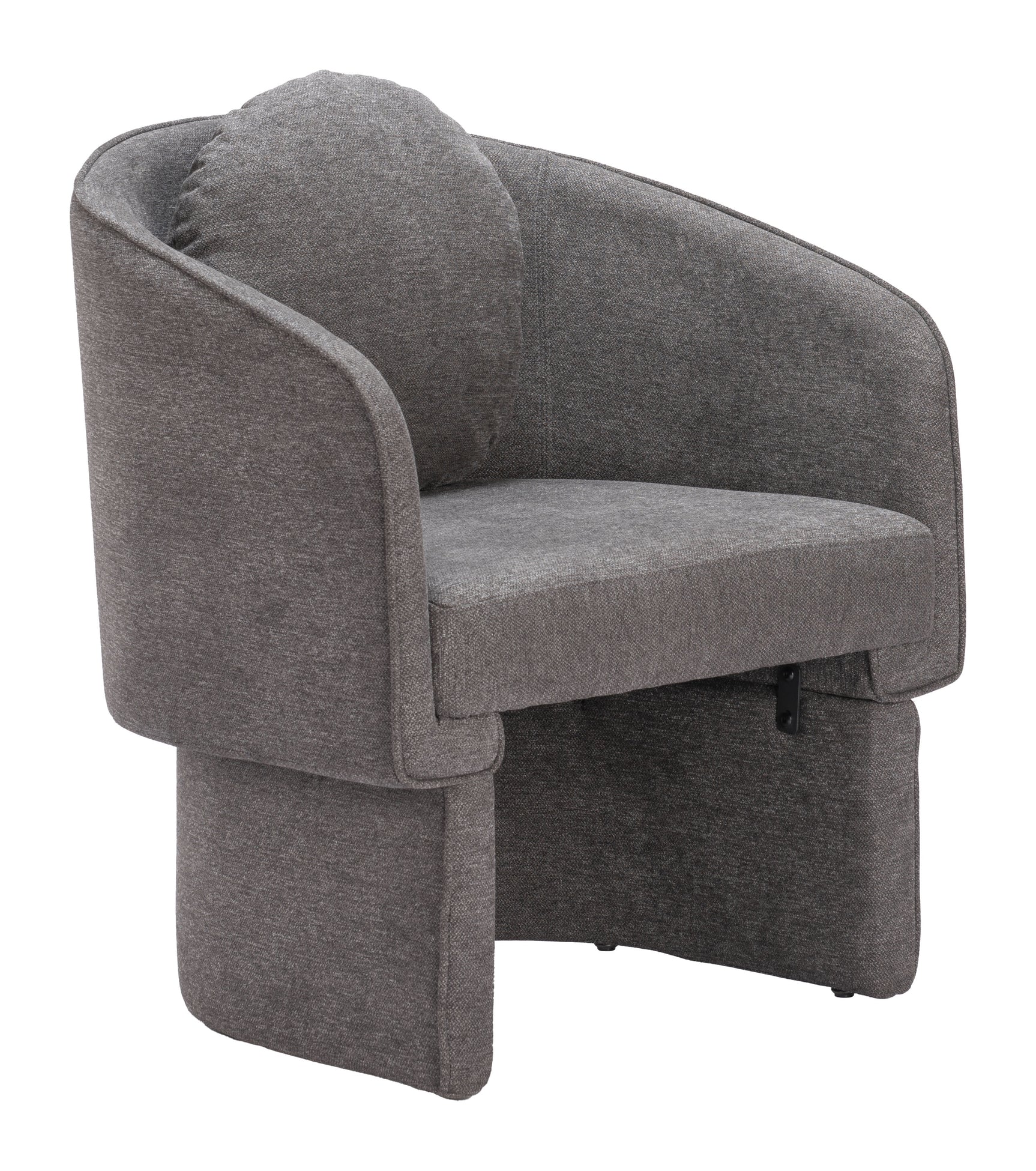 Olya Truffle Gray Accent Chair - Ornate Home