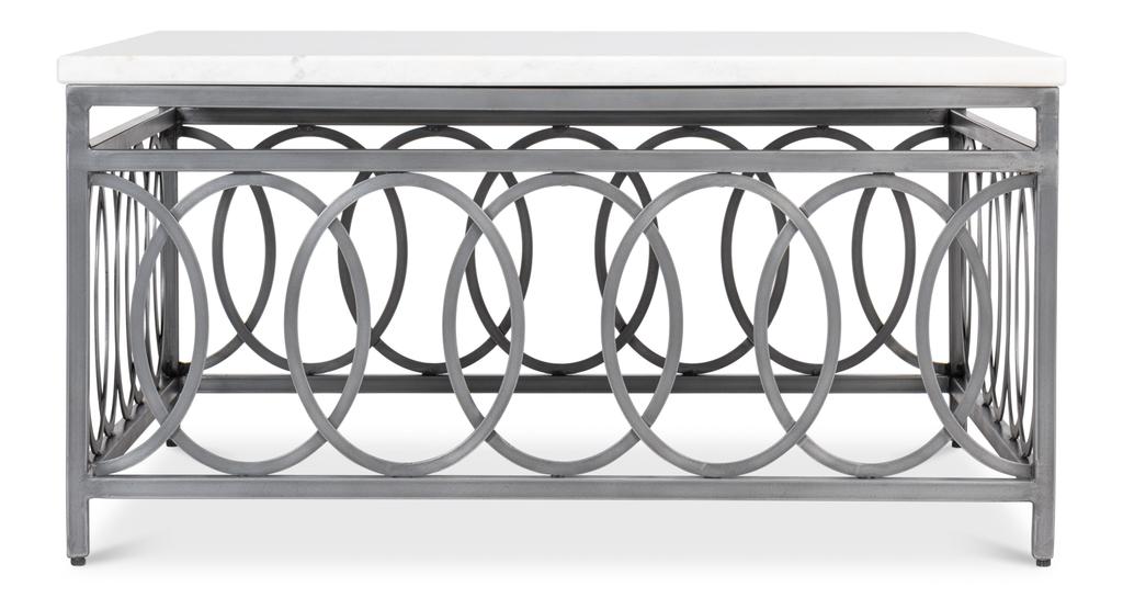 Olympia Black Square Coffee Table - Ornate Home