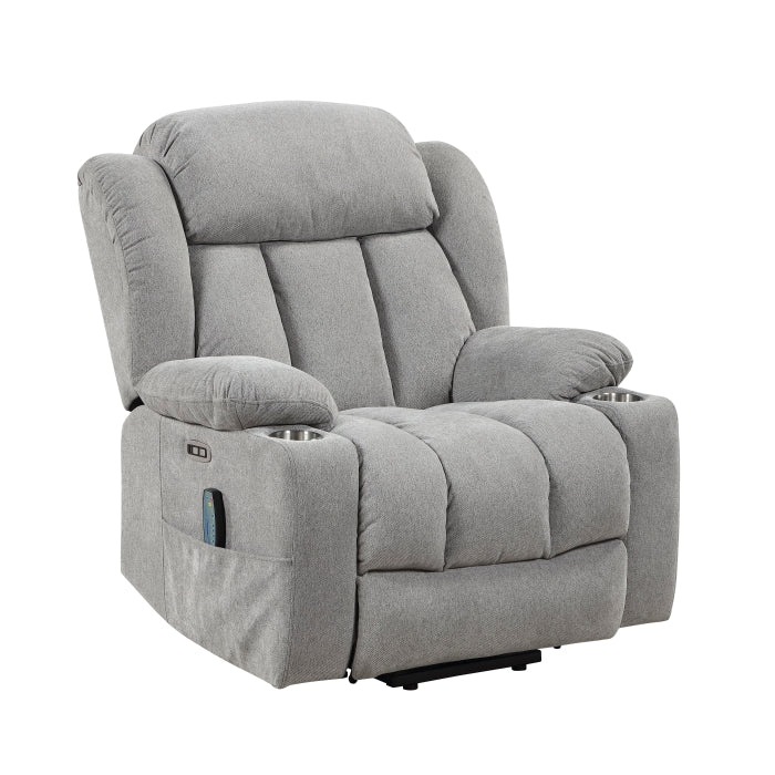 Omni Blue Power Lift Chair With Massage Heat And Charging Port