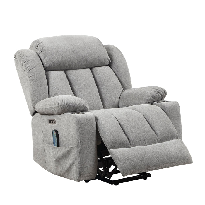 Omni Blue Power Lift Chair With Massage Heat And Charging Port