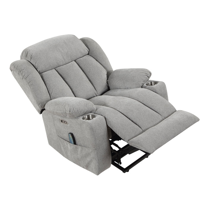 Omni Blue Power Lift Chair With Massage Heat And Charging Port